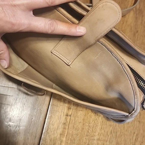 Coach Brighton Putty Vintage 80's Leather Belt Bag - Picture 12 of 15